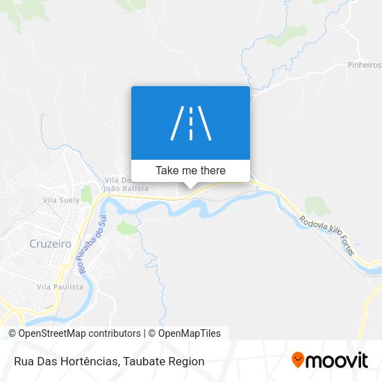 Rua Das Hortências map