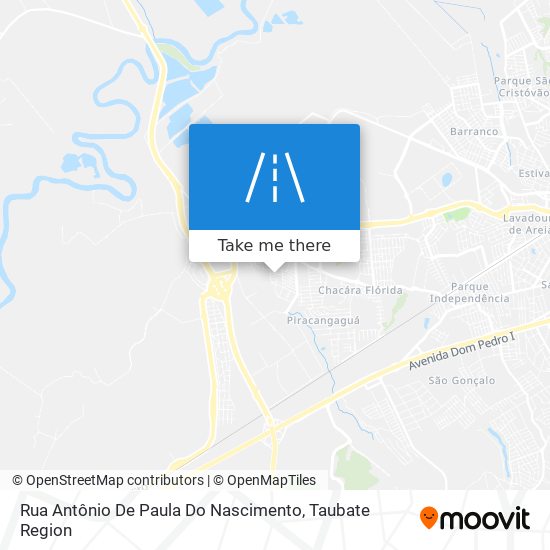 Rua Antônio De Paula Do Nascimento map