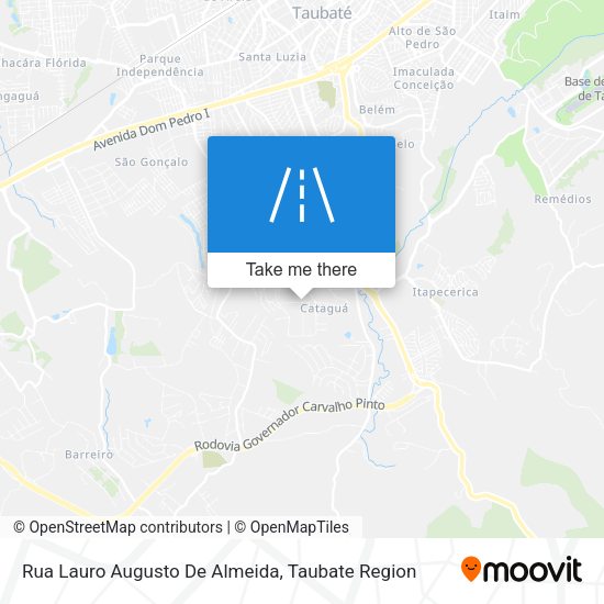 Rua Lauro Augusto De Almeida map