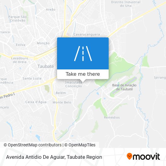 Mapa Avenida Antidio De Aguiar