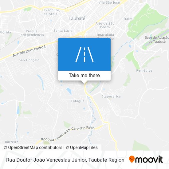 Rua Doutor João Venceslau Júnior map