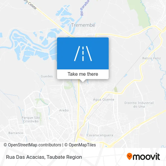 Rua Das Acacias map