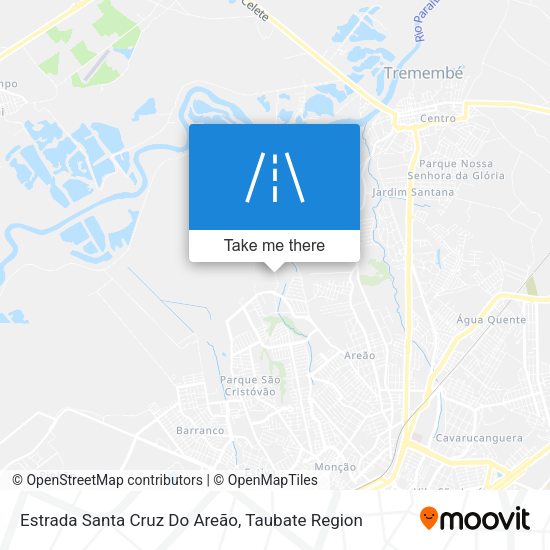 Estrada Santa Cruz Do Areão map