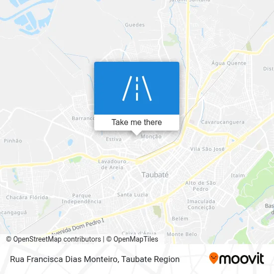 Rua Francisca Dias Monteiro map
