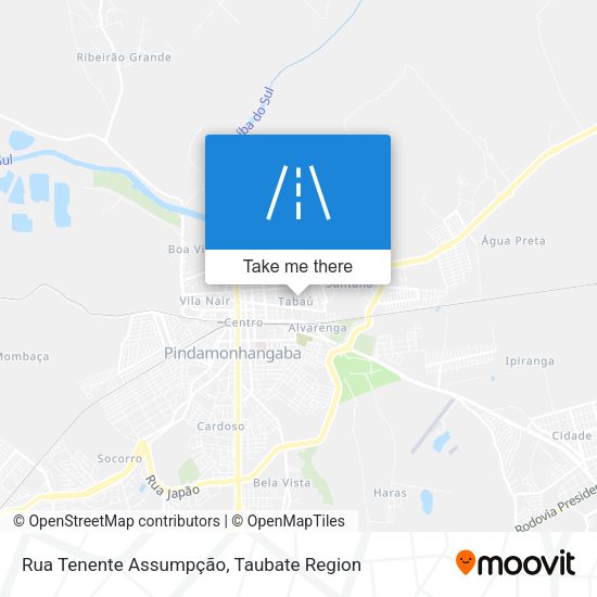 Rua Tenente Assumpção map