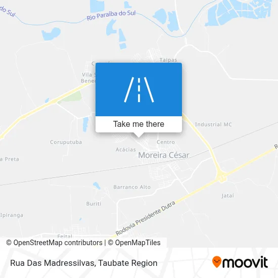 Rua Das Madressilvas map