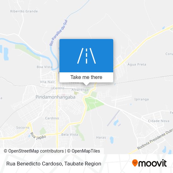 Rua Benedicto Cardoso map