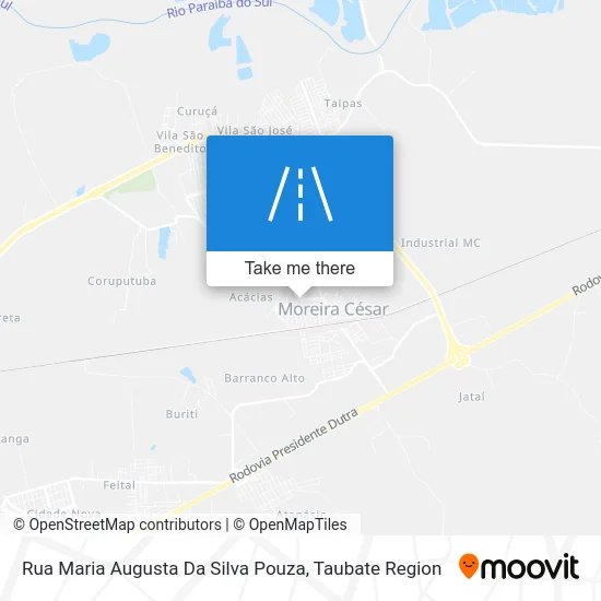 Rua Maria Augusta Da Silva Pouza map