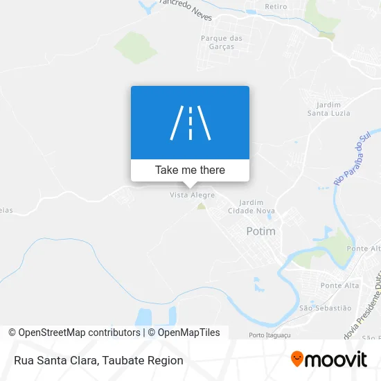 Rua Santa Clara map