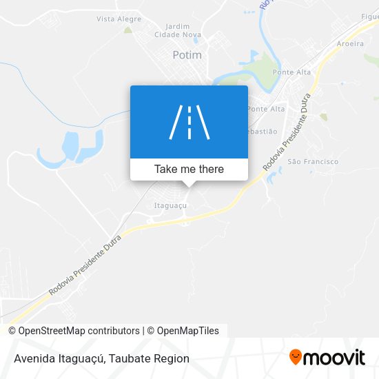 Avenida Itaguaçú map