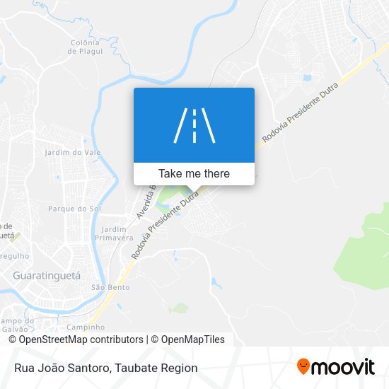 Rua João Santoro map