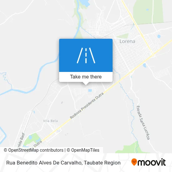 Rua Benedito Alves De Carvalho map