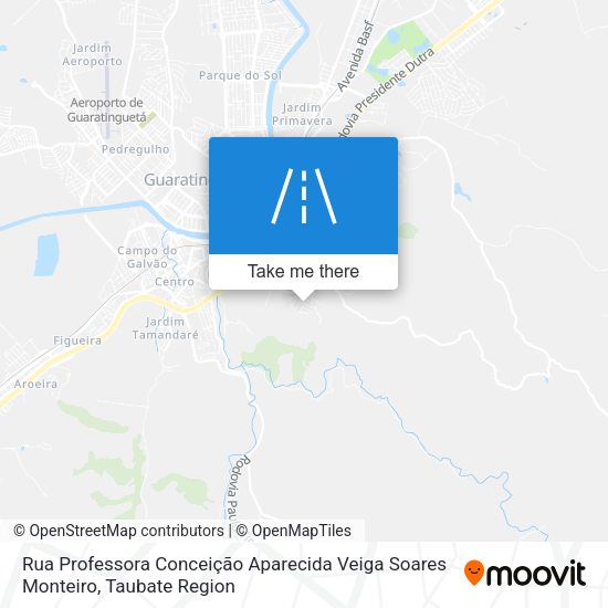 Rua Professora Conceição Aparecida Veiga Soares Monteiro map