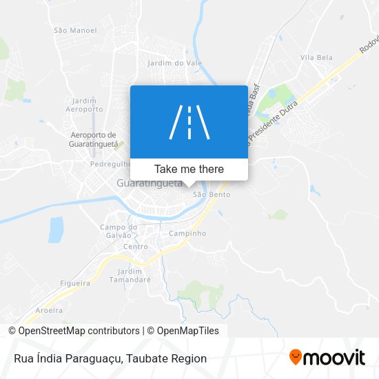 Rua Índia Paraguaçu map