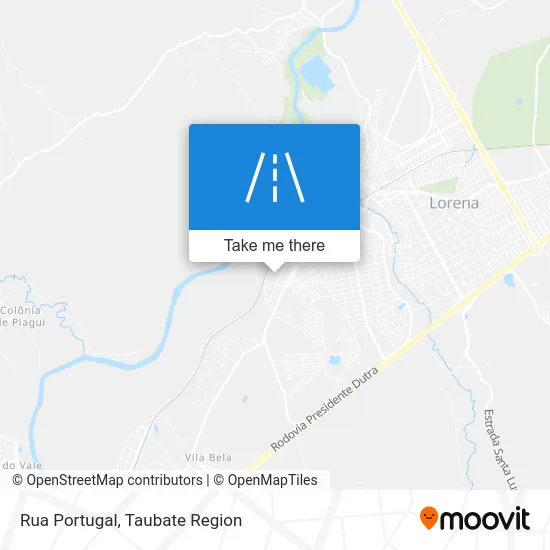 Rua Portugal map