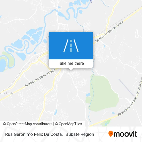 Rua Geronimo Felix Da Costa map