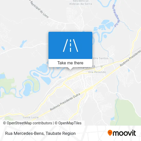 Rua Mercedes-Bens map