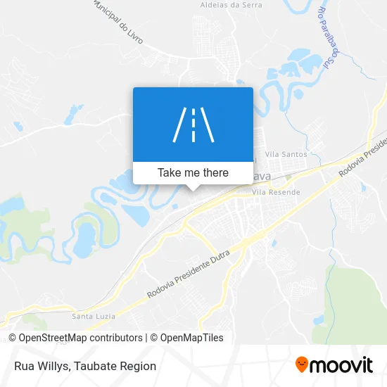 Rua Willys map