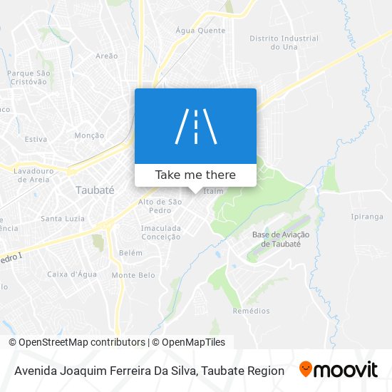 Mapa Avenida Joaquim Ferreira Da Silva