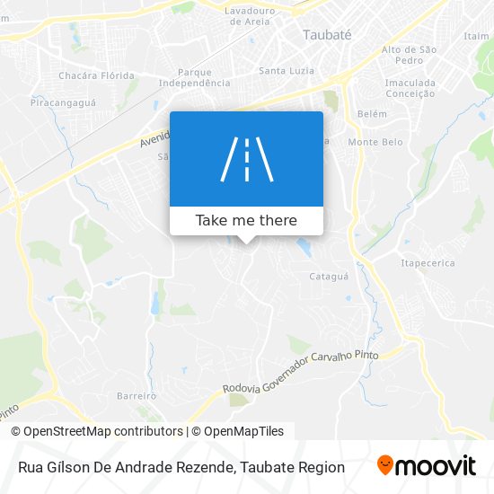 Rua Gílson De Andrade Rezende map