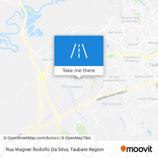 Mapa Rua Wagner Rodolfo Da Silva