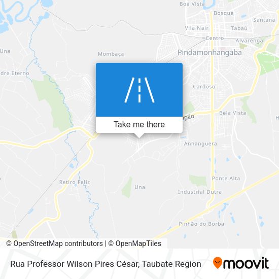 Rua Professor Wilson Pires César map
