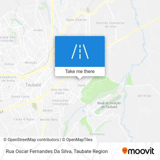 Rua Oscar Fernandes Da Silva map
