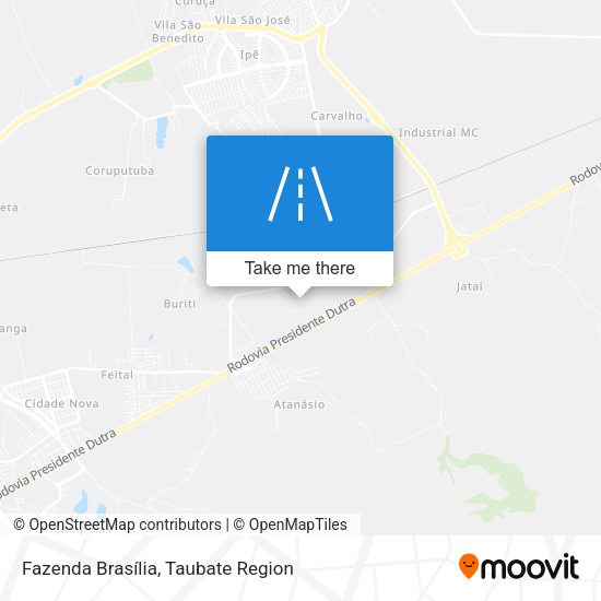 Fazenda Brasília map