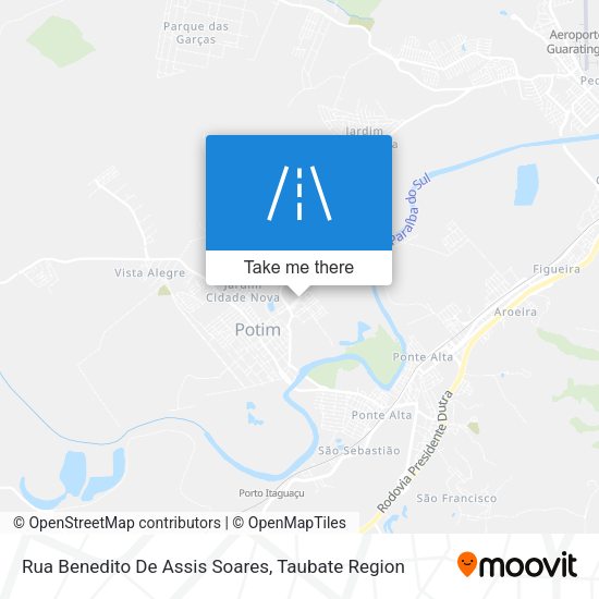 Rua Benedito De Assis Soares map