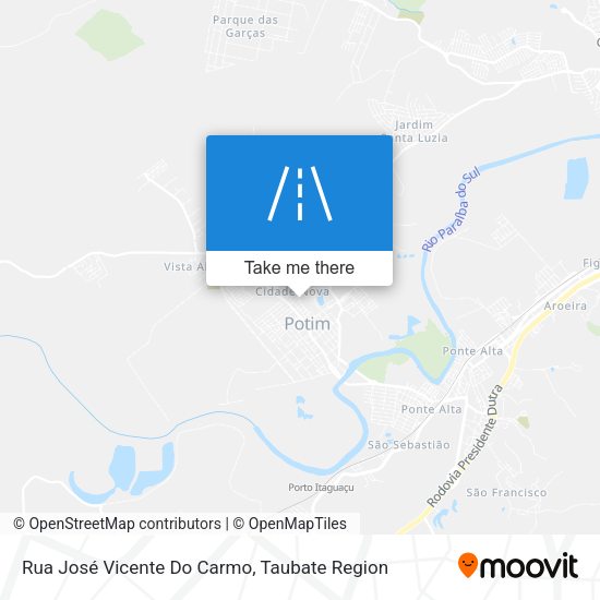 Rua José Vicente Do Carmo map