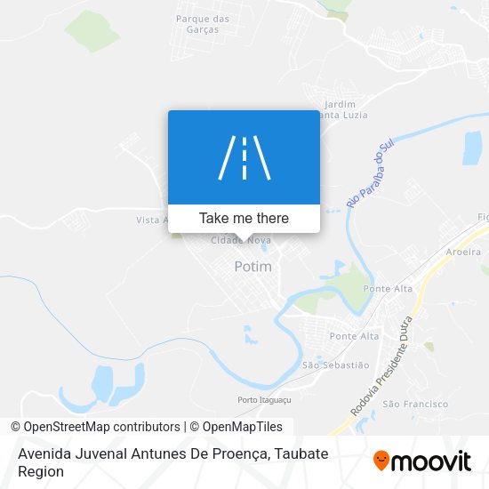 Avenida Juvenal Antunes De Proença map