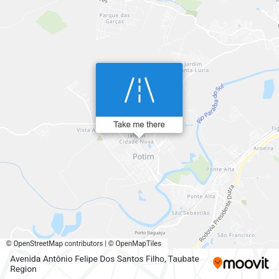 Avenida Antônio Felipe Dos Santos Filho map