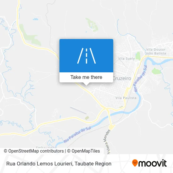 Rua Orlando Lemos Lourieri map