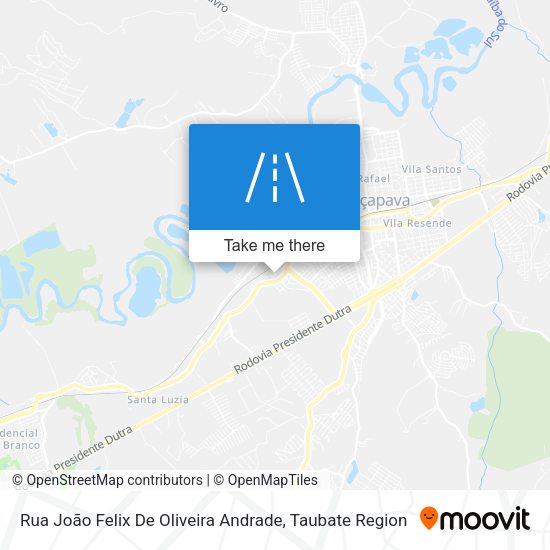 Rua João Felix De Oliveira Andrade map