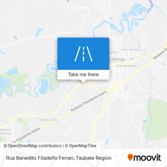 Rua Benedito Filadelfo Ferrari map