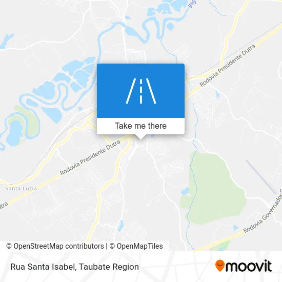 Rua Santa Isabel map