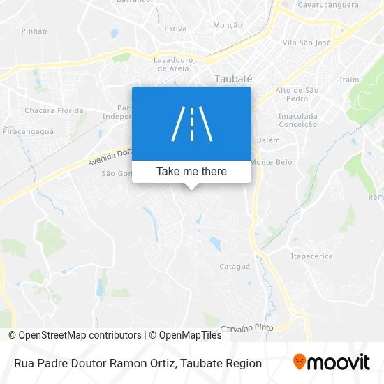 Rua Padre Doutor Ramon Ortiz map