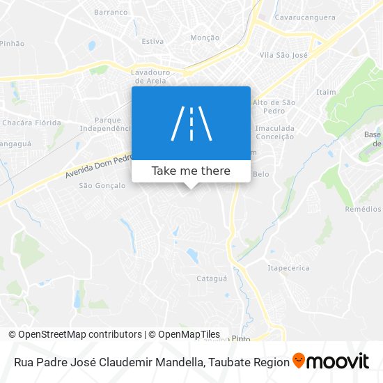 Rua Padre José Claudemir Mandella map