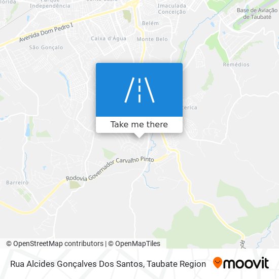 Rua Alcides Gonçalves Dos Santos map