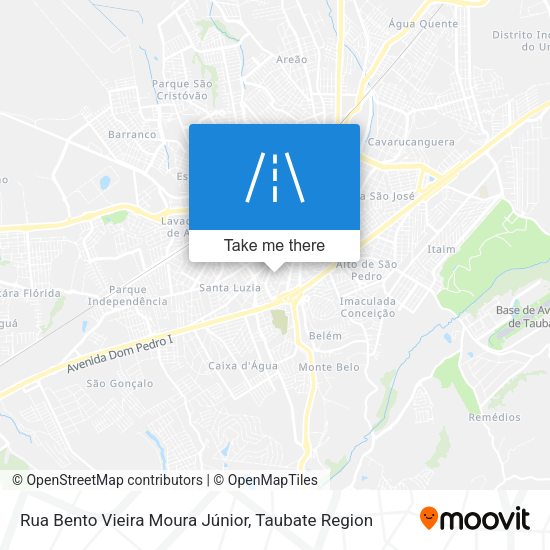 Rua Bento Vieira Moura Júnior map