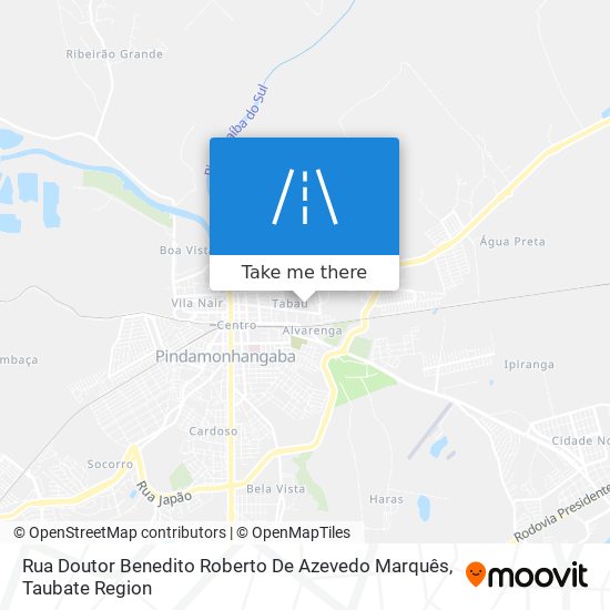 Mapa Rua Doutor Benedito Roberto De Azevedo Marquês