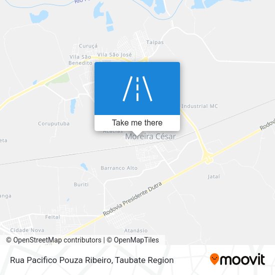 Rua Pacifico Pouza Ribeiro map
