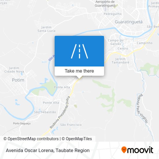 Avenida Oscar Lorena map