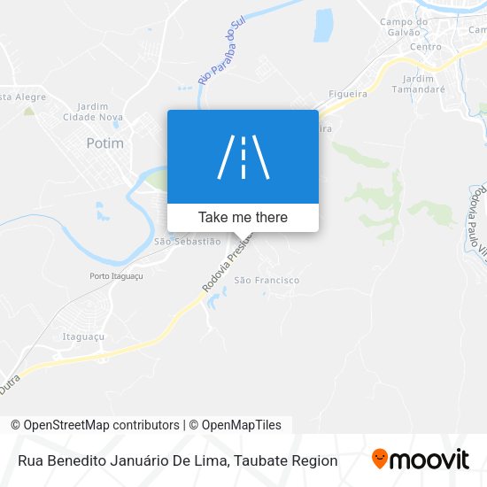 Rua Benedito Januário De Lima map