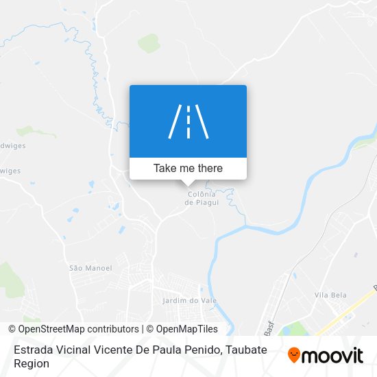 Estrada Vicinal Vicente De Paula Penido map