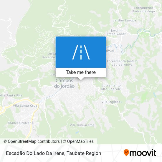 Escadão Do Lado Da Irene map