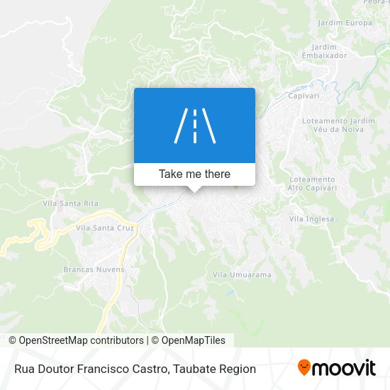 Rua Doutor Francisco Castro map