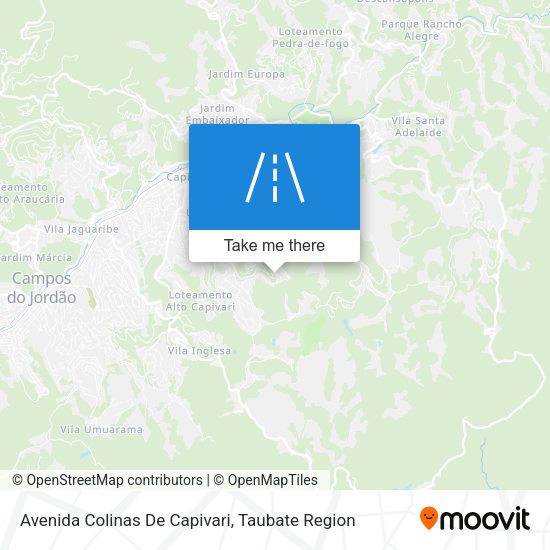 Avenida Colinas De Capivari map