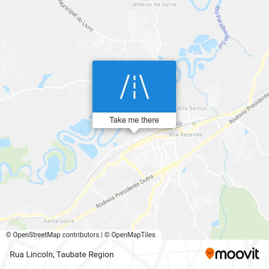 Rua Lincoln map