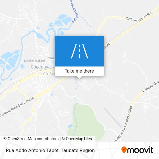 Rua Abdo Antônio Tabet map